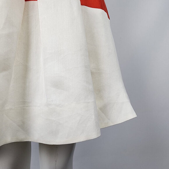 Kate Spade Orange Color Block Fit & Flare Dress Size 4 - Picture 4 of 10